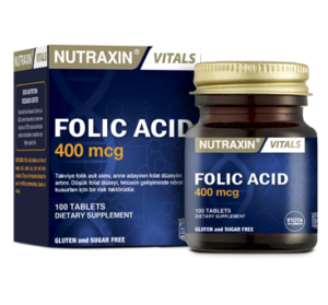 Nutraxin - Folic Acid 100 tablets