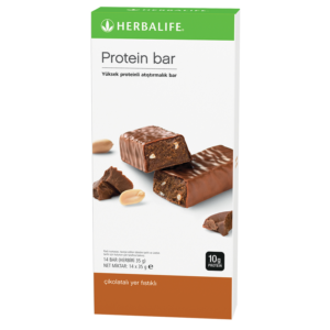 Introducing the Herbalife Protein Bar with Chocolate Peanut 14 pcs 35g each, a delicious and convenient way to boost your protein intake.