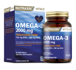 Nutraxin - Omega-3 2000 60 Soft Gelatin Capsules