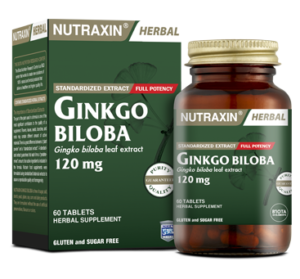 Nutraxin - Ginkgo Biloba + 60 Tablets