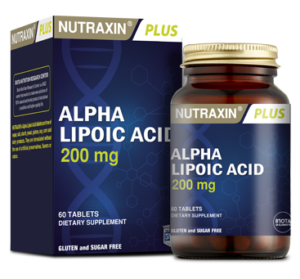 Introducing Nutraxin Alpha Lipoic Acid 300 mg 60 Tablets Dietary Supplement, a powerful and convenient supplement to support overall health and wellness.