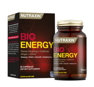 Introducing Nutraxin Big Energy 60 Capsules, a powerful and convenient supplement for men's health.