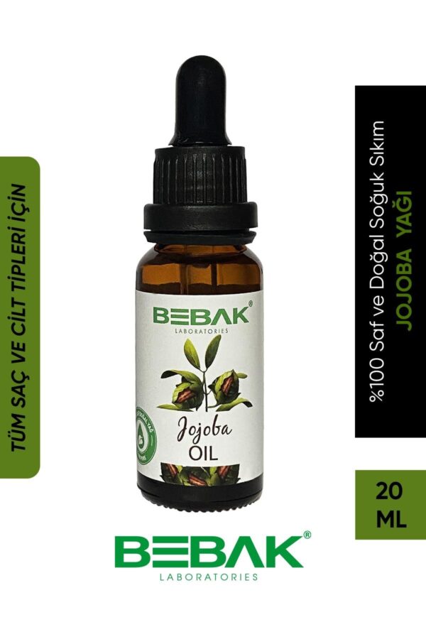 Bebak - 100% Pure and Natural Cold Pressed Jojoba Oil 20 ml