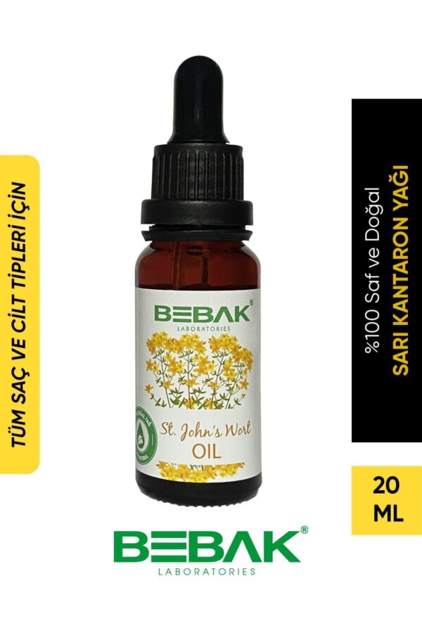 Bebak - 100% Pure and Natural St. John's Wort Oil 20 ml. It helps your skin and hair to be repaired