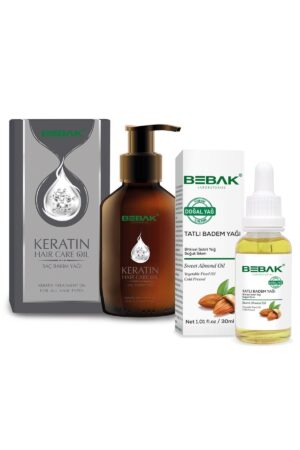 Bebak Keratin and Sweet Almond Oil Set