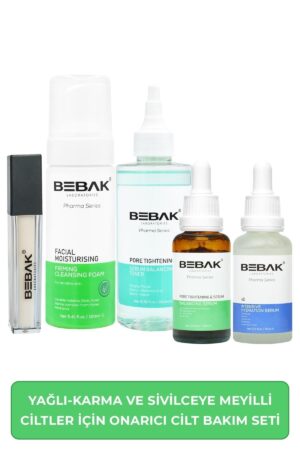 Bebak - Repairing Skin Care Set for Oily Combination Acne Prone Skin