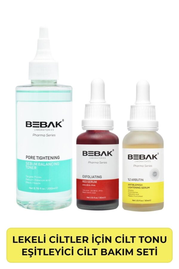 Bebak - Skin Tone Equalizing Skin Care Set for Spotted Skin