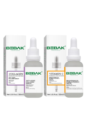 Bebak Vitamin C Serum 30 ml + Collagen Serum 30 ml 2-Pack Care Set