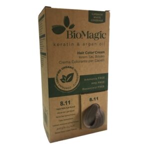 Biomagic Hair Color Dense Ash Light Brown No: 811: