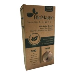 Introducing the Biomagic Hair Color Yellow No: 9.00, your easy and convenient solution for vibrant and lasting hair color.