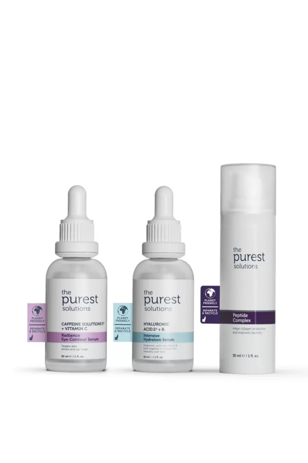 Intensive Moisture Support & Anti-Aging & Eye Contour (Bruise and Puffiness) Care Set: