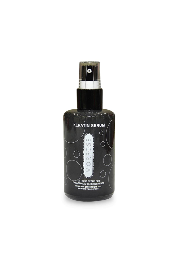 Morfose Hair Serum Keratin 75 ml  .It helps repair split ends of hair.