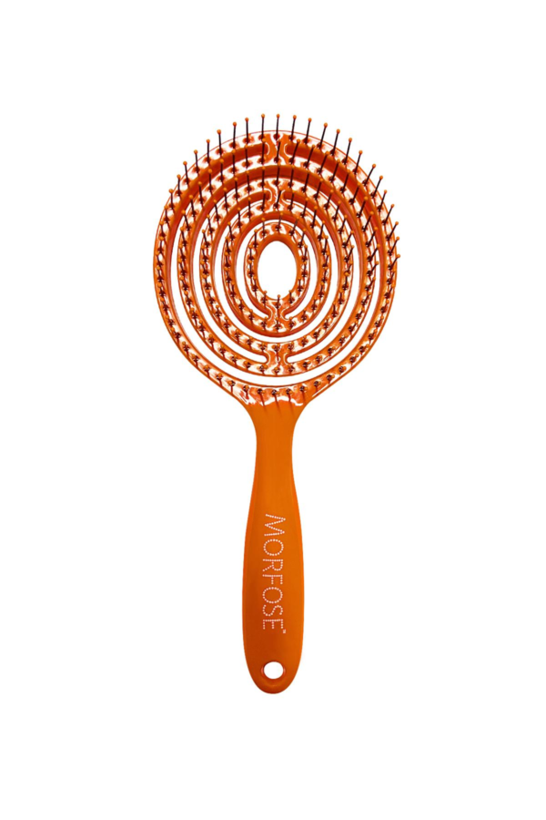 Morfose New Generation Elastic Oval Hair Brush For Sensitive Hair Anti Shedding And Breakage