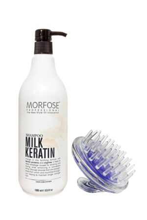 Morfose - Shampoo Comb + Keratin Milk Shampoo 1000 ml