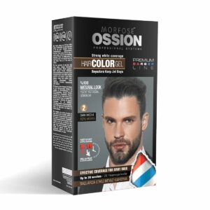 Ossion Pr.Barber Men's Hair Gel Color Dark Mokka No:2 40 ml