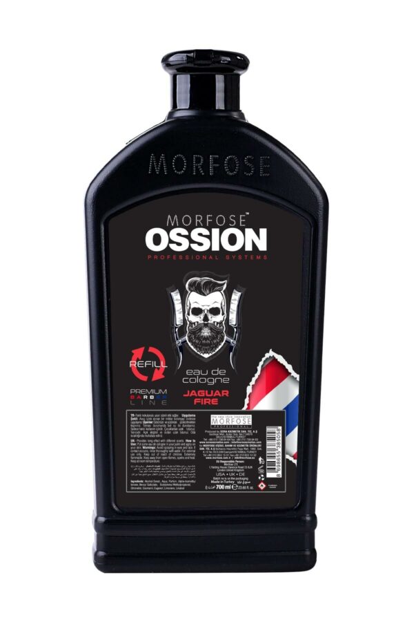 Ossion Premium Barber Line Shaving Cologne Jaguar Fire 700 ml