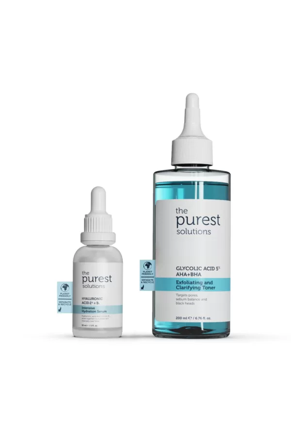 Special Skin Care Set for Dry Skin with Porous and Blackhead Problems: