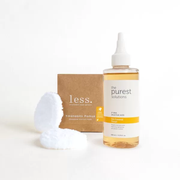 TPS X LESS (Oil Control Toner + 2 Cleaning Cottons):