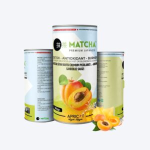 Introducing the Matcha Premium Japanese Antioxidant Detox Burner Apricot Flavored L-Carnitine 160 g x 3, a powerful and delicious way to boost your antioxidant intake while supporting your body's natural detoxification process.