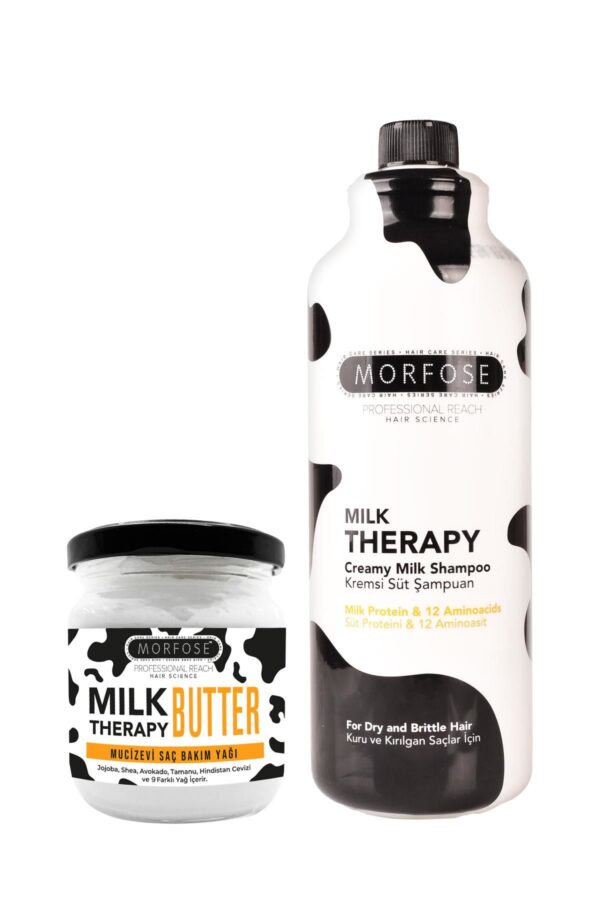 زبدة الحليب العلاجية من Morfose Milk + Morfose Milk Therapy Shampoo 1000 ML