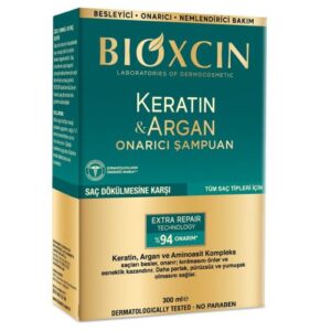 Introducing the Bioxcin Keratin & Argan Repairing Shampoo 300ml