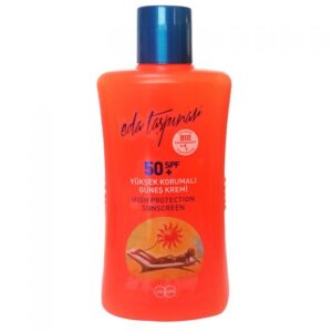 Introducing the Eda Taspinar Sunscreen High Protection Spf50+ 200 ml, your ultimate sun protection solution.