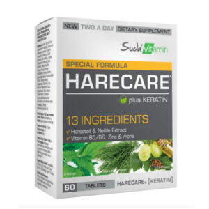 Introducing the Suda Vitamin Special Formula Harecare 60 Tablets, these tablets are your essential solution for promoting hair health.