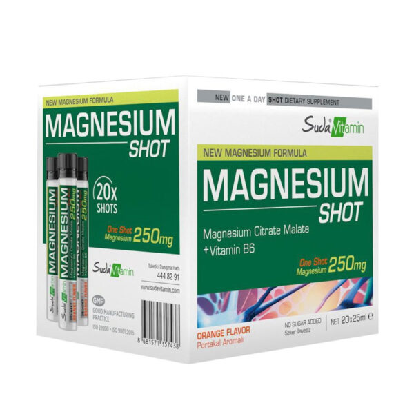 Suda Vitamin Magnesium Shot 25ml x 20 Pieces