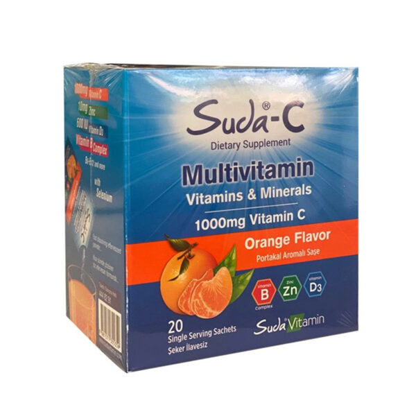 Suda Vitamin Suda- C Multivitamin Vitamin Minerals 20 Sachets