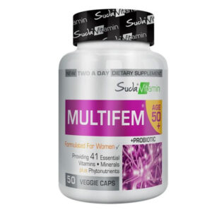 Suda Vitamin Multifem 50+ Womens Multivitamin 50 Herbal Capsules