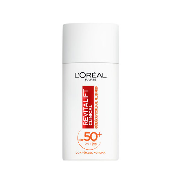 لوريال باريس ريفيتاليفت كلينيكال SPF 50+ كريم الوجه اليومي للحماية من الأشعة فوق البنفسجية 50 مل - لوريال باريس - Loreal Paris