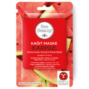 Bee Beauty Watermelon Pattern Paper Face Mask