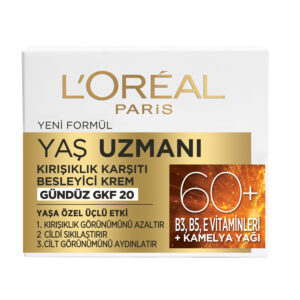 Loreal Paris Age Expert 60+ Anti-Wrinkle Nourishing Cream 50 ml - Loreal Paris