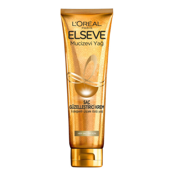 Loreal Paris Elseve Miraculous Oil Hair Beautifying Cream 150 ml (All Hair Types) - Elseve