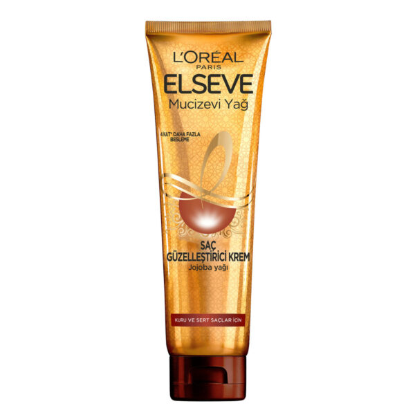 Loreal Paris Elseve Miraculous Oil Hair Beautifying Cream 150 ml (Dry and Hard Hair) - Elseve