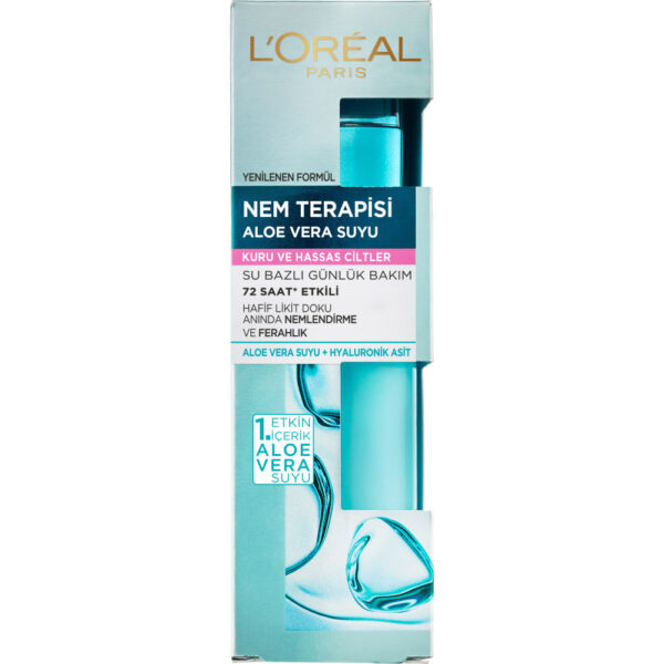 Loreal Paris Moisture Therapy Aloe Vera Juice Dry and Sensitive Skin 70 ml - Loreal Paris