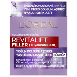 Loreal Paris Revitalift Filler Intensive Plumping Hyaluronic Acid Anti-Aging Day Cream 50 ml - Loreal Paris