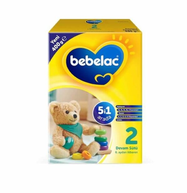 Bebelac 2 - 5 in 1 Follow-on Milk 400 gr - From 6th Month