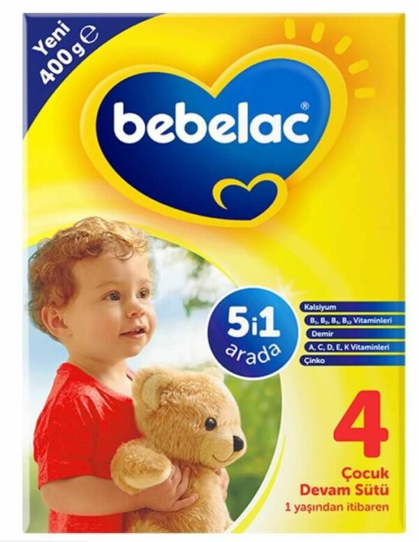 Bebelac 4 5 in 1 Children's Follow-on Milk 400 gr - From 1 Year