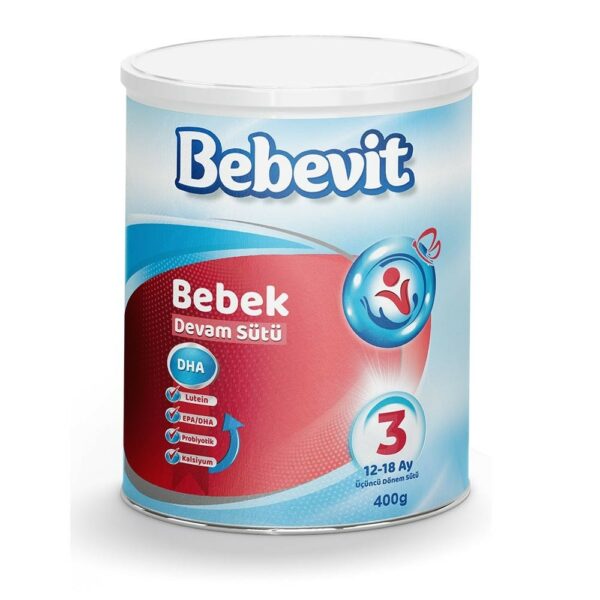 Bebevit 3 Follow-on Milk 400 Gr - 12 to 18 Months