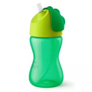 Avent Glass with Straw 12+ Months 300 ml - Green