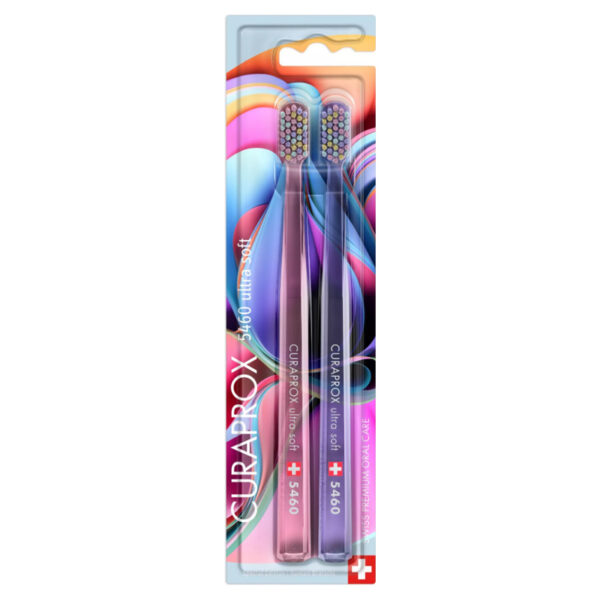 Curaprox 5460 Ultra Soft Roman Bratschi 2-pack Toothbrush