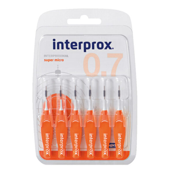 Dentaid INTERPROX 4G Supermicro Blister Pack of 6 - Orange - N31193