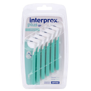 Dentaid INTERPROX Plus 2G Micro Blister 6 Pieces - Green - Interface Brush