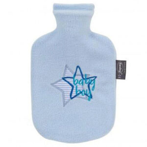 Fashy Children's Hot Water Bag with Thermophor Cover - Blue 0.8 L