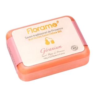 Florame Organic Aromatherapy Geranium Soap 100 gr