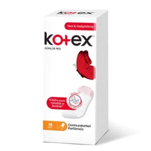 Kotex Perfume-Free Daily Pads 18 Pieces