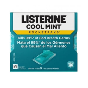 Listerine Coolmint Damak Strips Single 24 Sheets