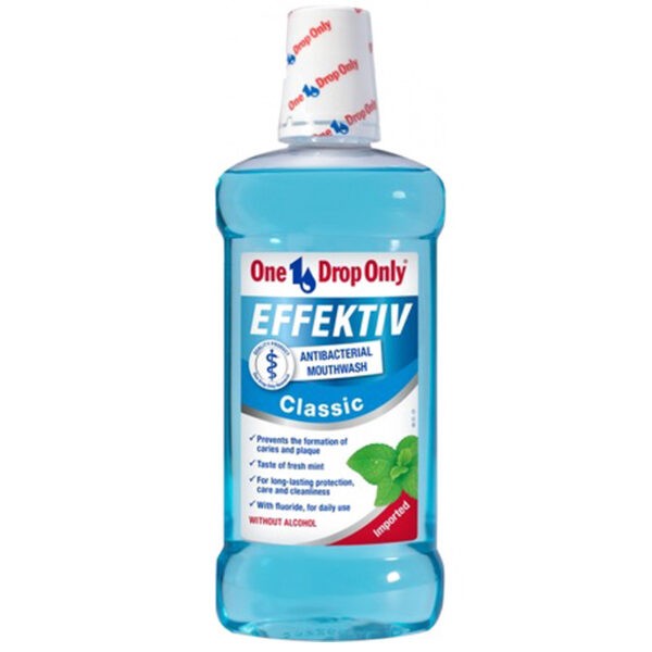 One Drop Only Classic Alcohol-Free Mouthwash 500 ml