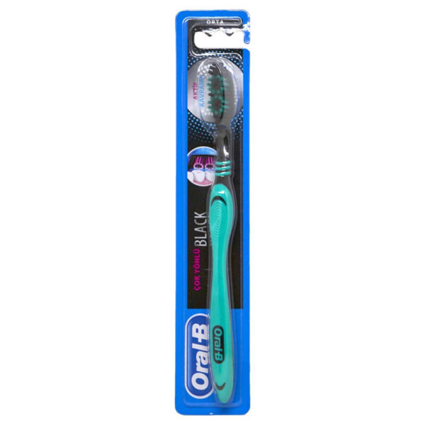 Oral B Versatile Black Medium Toothbrush